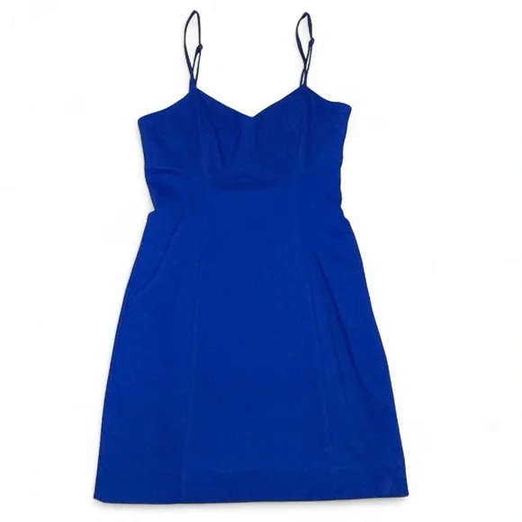 Endless Rose Women's Stretch Fabric Fitted Mini Dress Cobalt Blue Bodycon SZ S - Picture 6 of 8